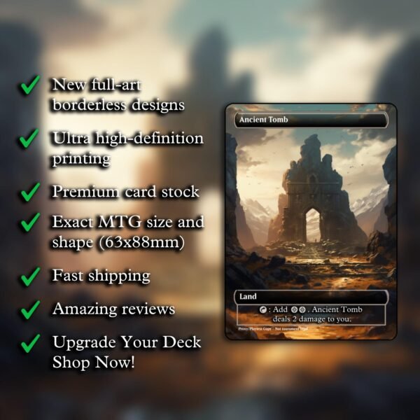 Ancient Tomb MTG Proxy - Image 2