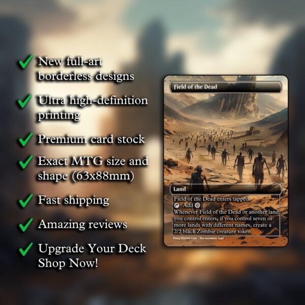 Field of the Dead MTG Proxy - Image 2