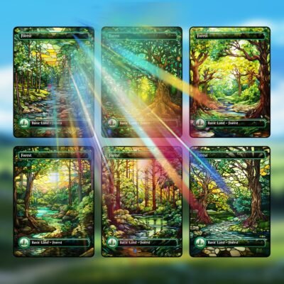 Stained Glass Basic Land Packs