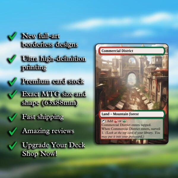 Surveil Land MTG Proxy 10 Card Pack - Image 2