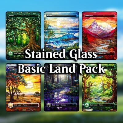 Stained Glass Basic Land Packs