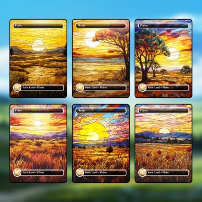 Stained Glass Basic Land Packs