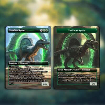 Vaultborn Tyrant MTG Proxy - Includes Token