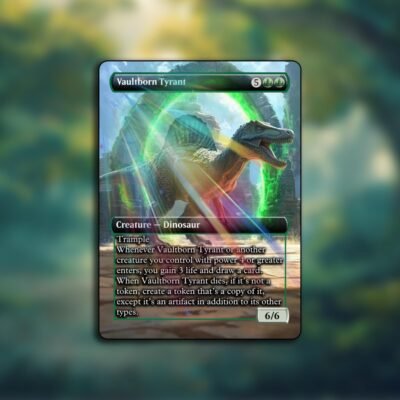 Vaultborn Tyrant MTG Proxy - Includes Token