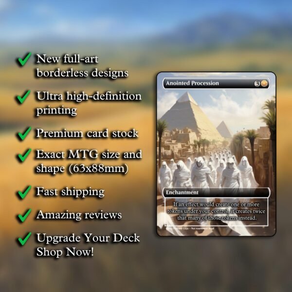 Anointed Procession MTG Proxy - Multiple Designs - Image 2