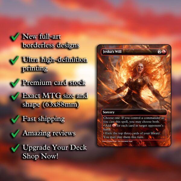 Jeska's Will MTG Proxy - Image 2
