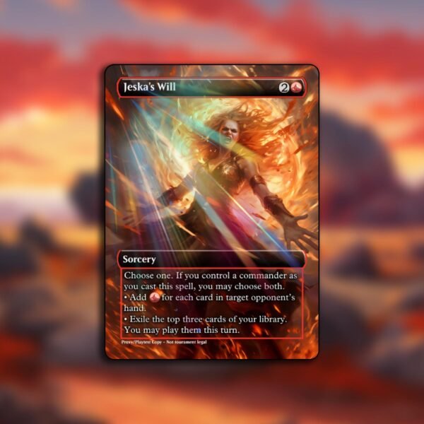 Jeska's Will MTG Proxy - Image 3