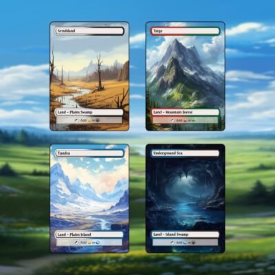 Original Dual Land MTG Proxy 10 Card Set