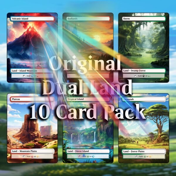 Original Dual Land MTG Proxy 10 Card Set - Image 8