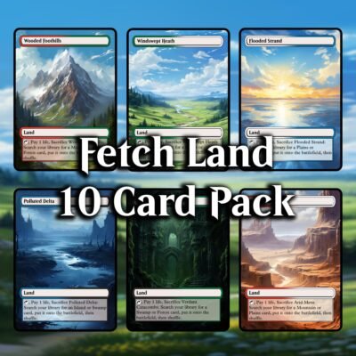 Fetch Land MTG Proxy 10 Card Pack