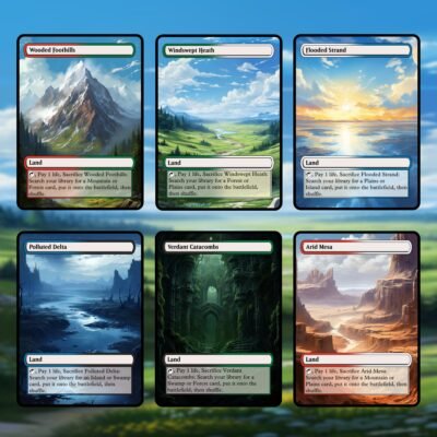 Fetch Land MTG Proxy 10 Card Pack