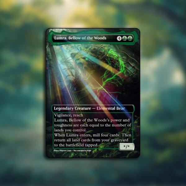 Lumra, Bellow of the Woods MTG Proxy - Image 3