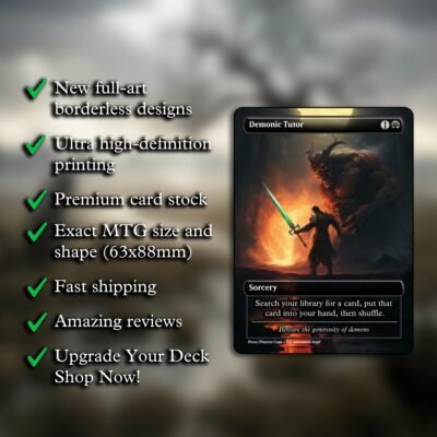 Demonic Tutor MTG Proxy - Multiple Designs