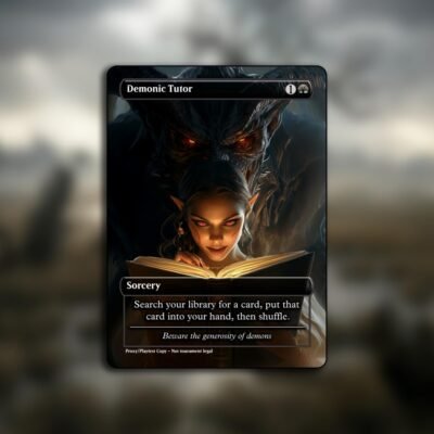 Demonic Tutor MTG Proxy - Multiple Designs