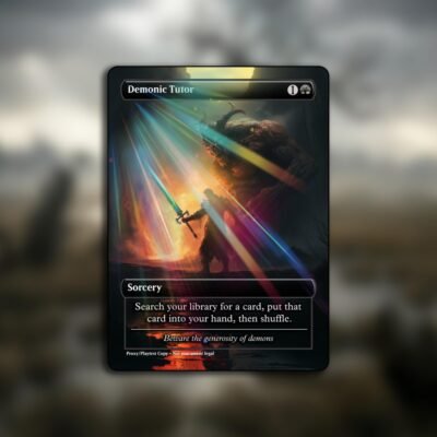 Demonic Tutor MTG Proxy - Multiple Designs