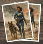 Fallout Woman Survivor Sleeves – 100pk MTG Sleeves