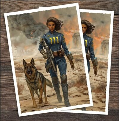 Fallout Woman Survivor Sleeves – 100pk MTG Sleeves