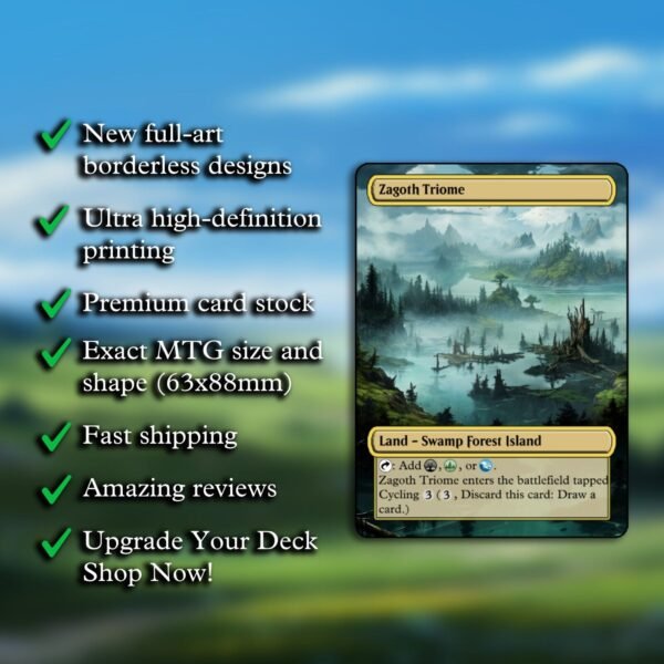 Sultai Dual/Tri-Land MTG Pack - 36 Black/Green/Blue Lands for Casual and Commander - Image 2