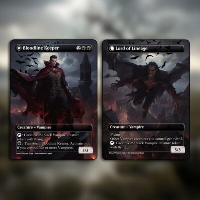 Bloodline Keeper//Lord of Lineage MTG Proxy