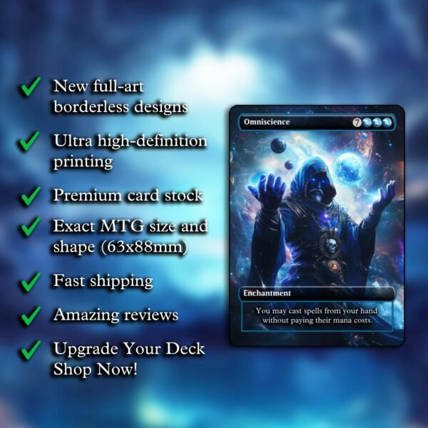 Omniscience MTG Proxy - Multiple Designs - Image 2