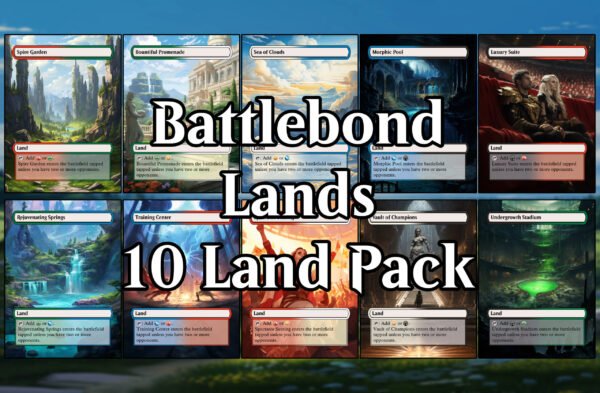 Battlebond Land MTG Dual Land Proxies - 10 Card Pack