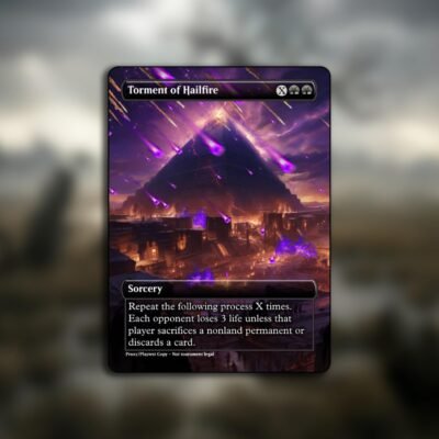 Torment of Hailfire MTG Proxy