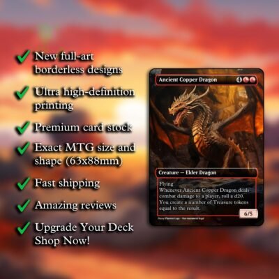 Ancient Copper Dragon MTG Proxy