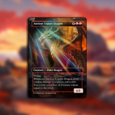 Ancient Copper Dragon MTG Proxy