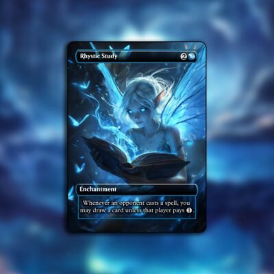Rhystic Study MTG Proxy - Multiple Designs