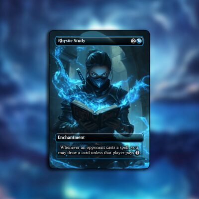 Rhystic Study MTG Proxy - Multiple Designs