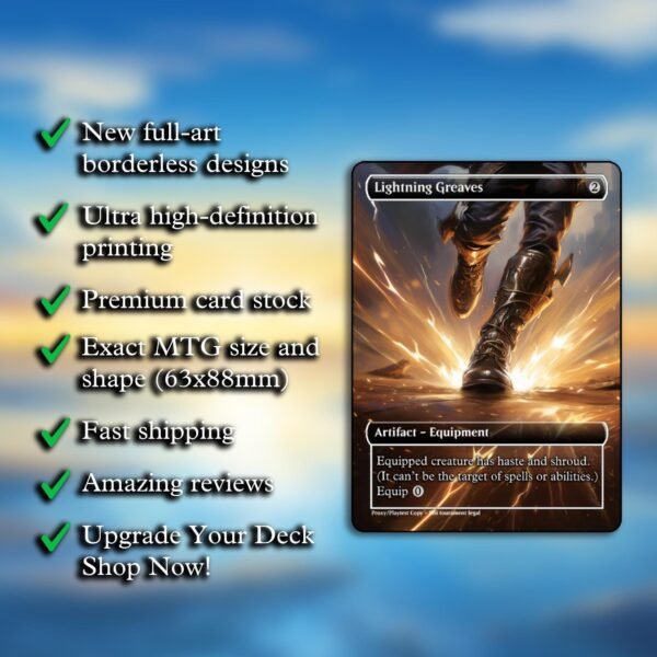 Lightning Greaves MTG Proxy - Image 2