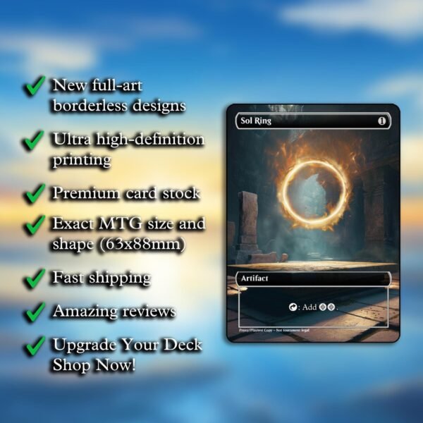 Sol Ring MTG Proxy - Image 2