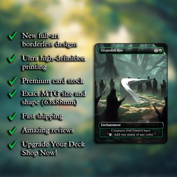 Cryptolith Rite MTG Proxy - Image 2