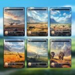 Dinosaur Basic Land Pack – 18 Custom MTG Lands