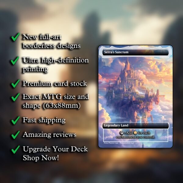 Serra's Sanctum MTG Proxy - Image 2
