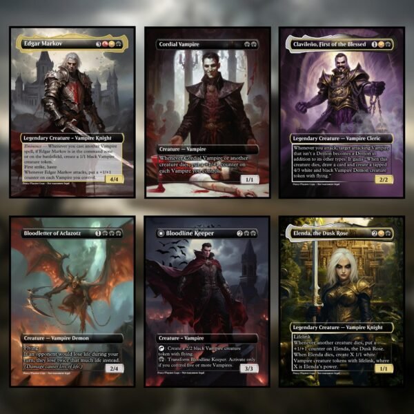 Vampire MTG Proxy Upgrade Pack - 18 Custom Cards for Commander - Image 2