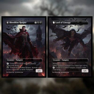 Vampire MTG Proxy Pack – 18 Custom Commander Cards