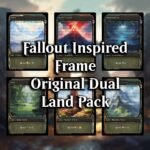Fallout Frame MTG Dual Lands Proxy – 10 Pack