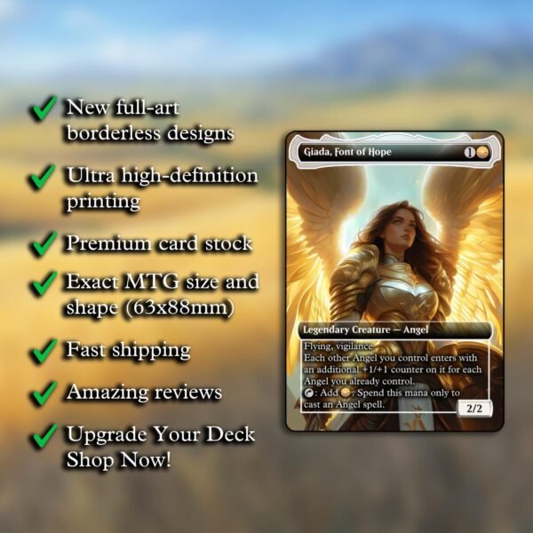Giada, Font of Hope MTG Proxy - Image 2