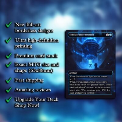 Simulacrum Synthesizer MTG Proxy - Includes Custom Token