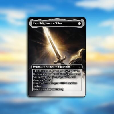 Excalibur, Sword of Eden MTG Proxy