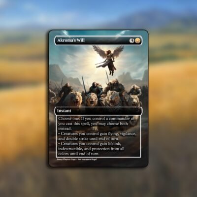 Akroma's Will MTG Proxy