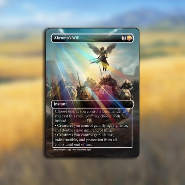 Akroma's Will MTG Proxy - Image 3