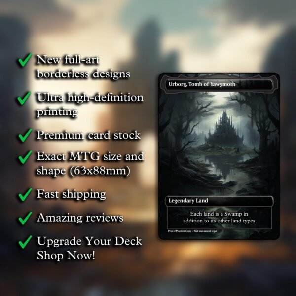 Urborg Tomb of Yawgmoth MTG Proxy - Image 2