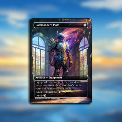 Commander's Plate MTG Proxy