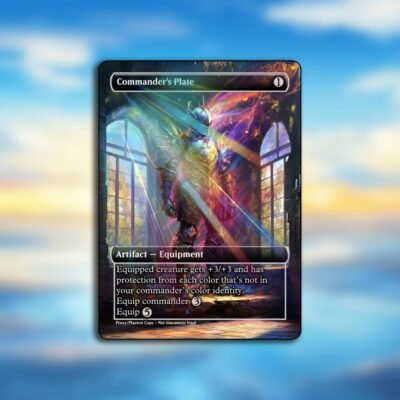 Commander's Plate MTG Proxy