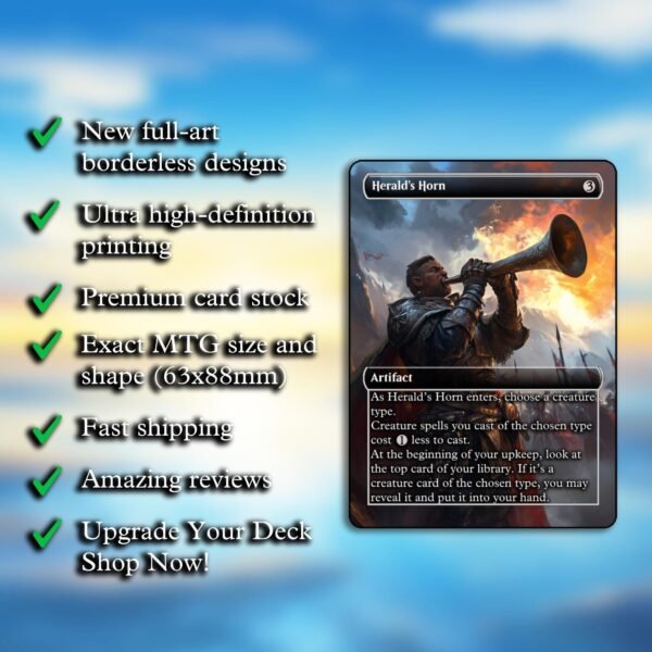 Herald's Horn MTG Proxy - Image 2