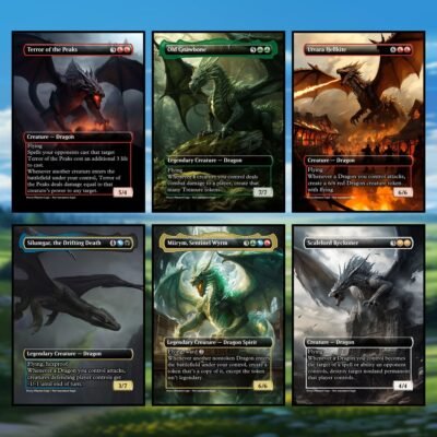 Dragon Upgrade MTG Proxy Pack – 18 Custom Cards