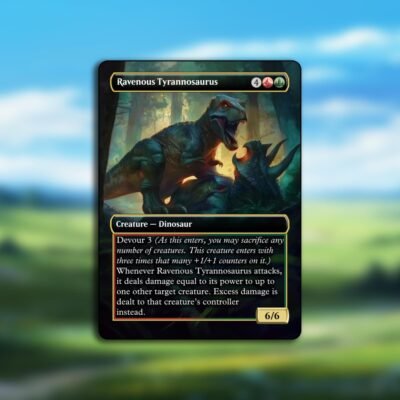 Ravenous Tyrannosaurus MTG Proxy