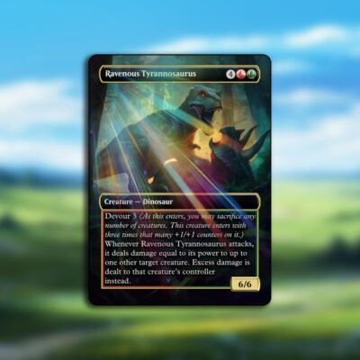 Ravenous Tyrannosaurus MTG Proxy